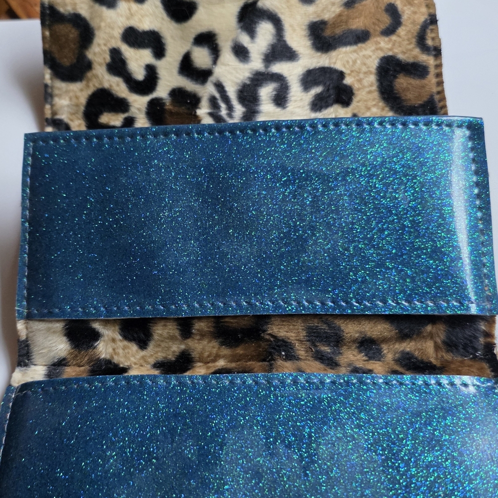 Trophy Queen Blue Glitter Wallet - Picture 5 of 10
